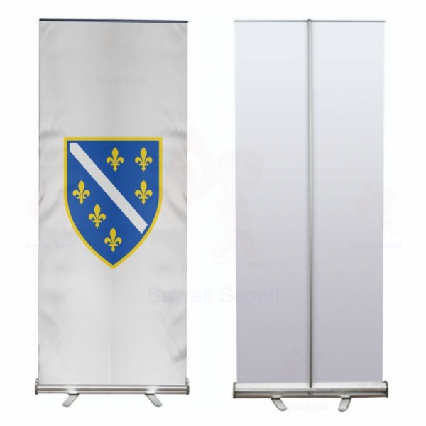 Bosna Hersek Cumhuriyeti Roll Up ve Banner