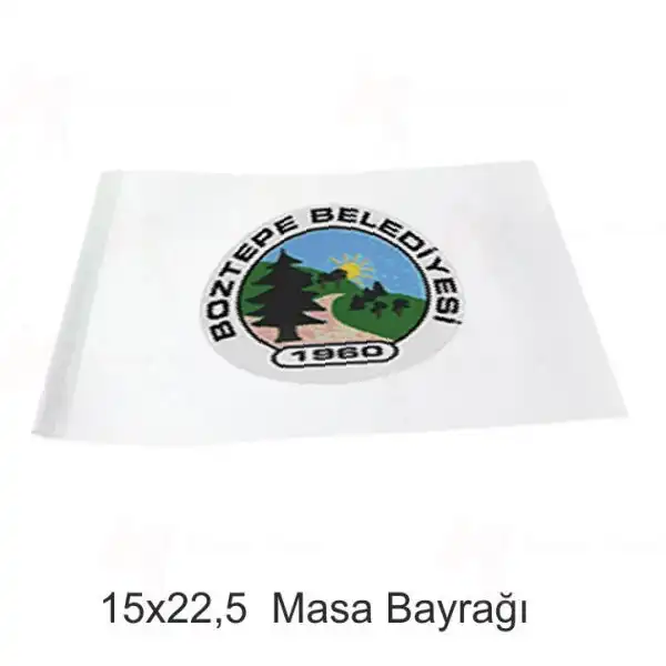Boztepe Belediyesi Masa Bayraklar Grselleri