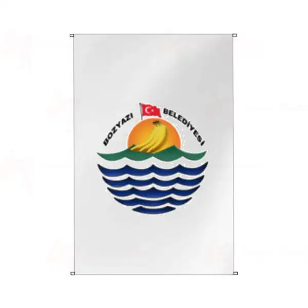 Bozyaz Belediyesi Bina Cephesi Bayraklar