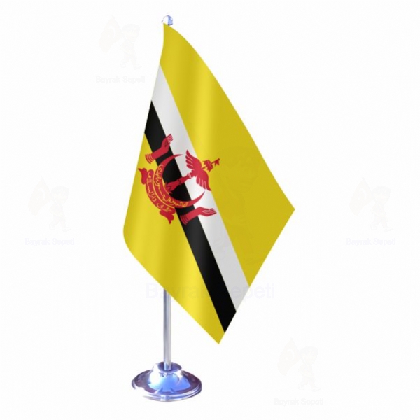 Brunei Tekli Masa Bayraklar Ebatlar
