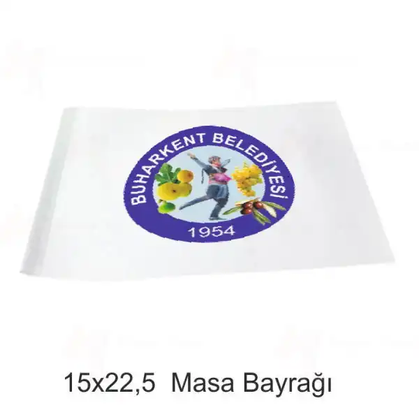 Buharkent Belediyesi Masa Bayraklar