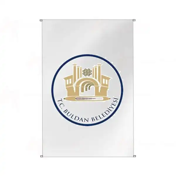 Buldan Belediyesi Bina Cephesi Bayraklar