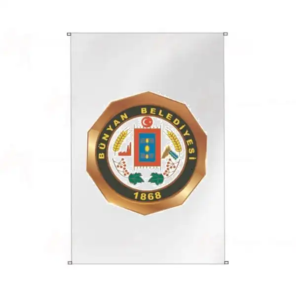 Bnyan Belediyesi Bina Cephesi Bayraklar