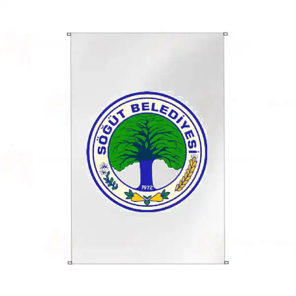 Burdur St Belediyesi Bina Cephesi Bayraklar