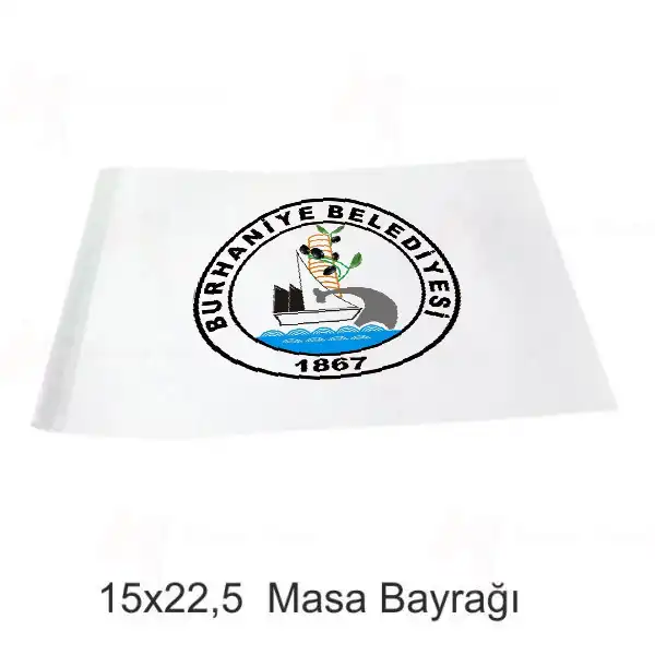 Burhaniye Belediyesi Masa Bayraklar