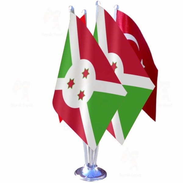Burundi 4 L Masa Bayraklar Satn Al