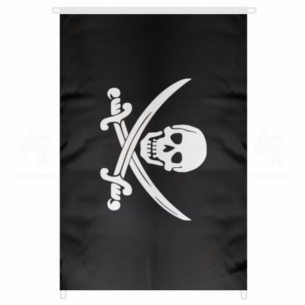 Calico Jack Jolly Roger Bina Cephesi Bayrakları
