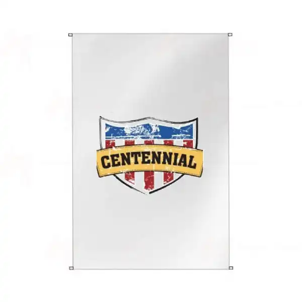Centennial Bina Cephesi Bayraklar