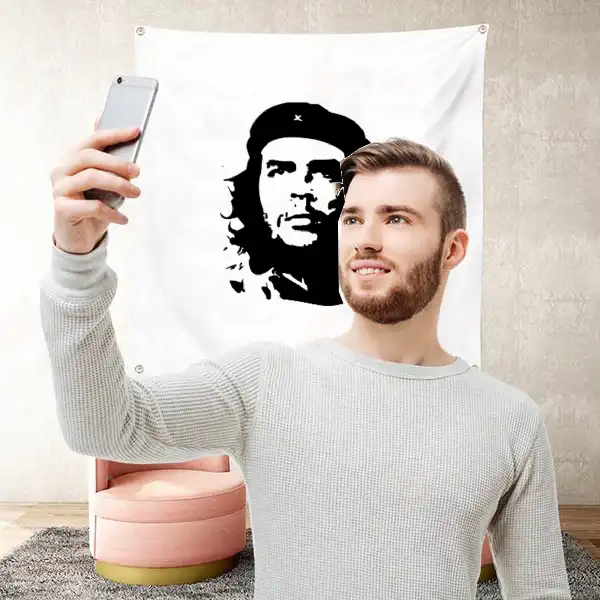 Che Guevara Gnelik Saten Perde