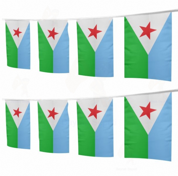 Cibuti pe Dizili Ssleme Bayraklar retimi ve Sat