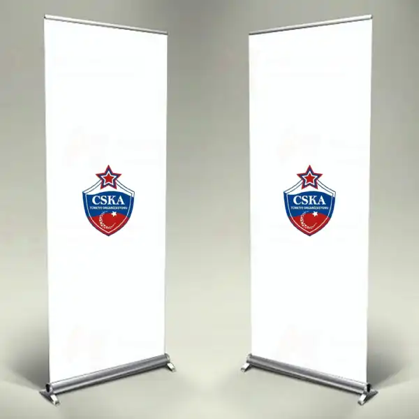 Cska Moskova Trkiye Organizasyonu Roll Up ve BannerTasarm