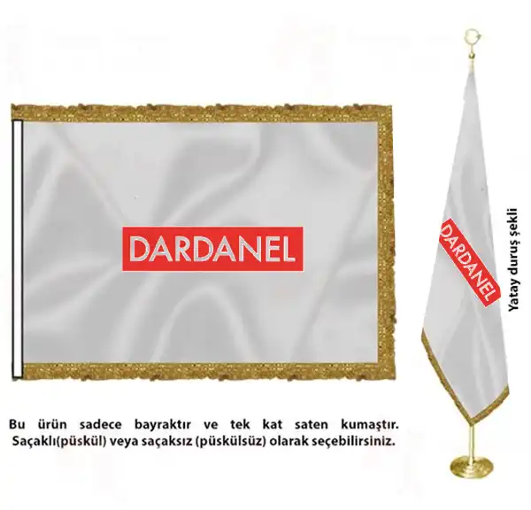 Dardanel Saten Kuma Makam Bayra Ebatlar