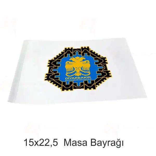 Diyarbakr Bykehir Belediyesi Masa Bayraklar