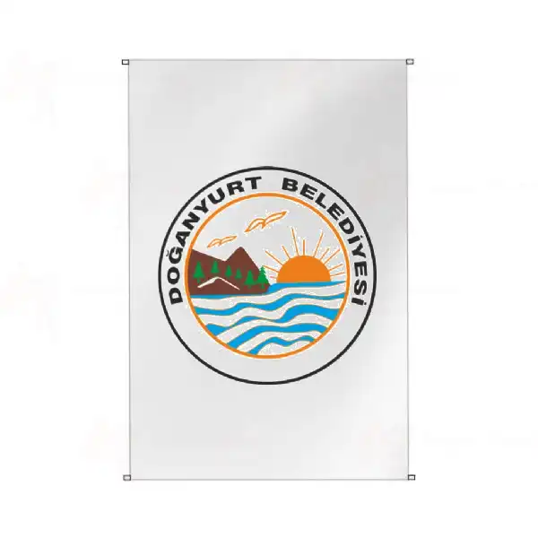 Doanyurt Belediyesi Bina Cephesi Bayraklar