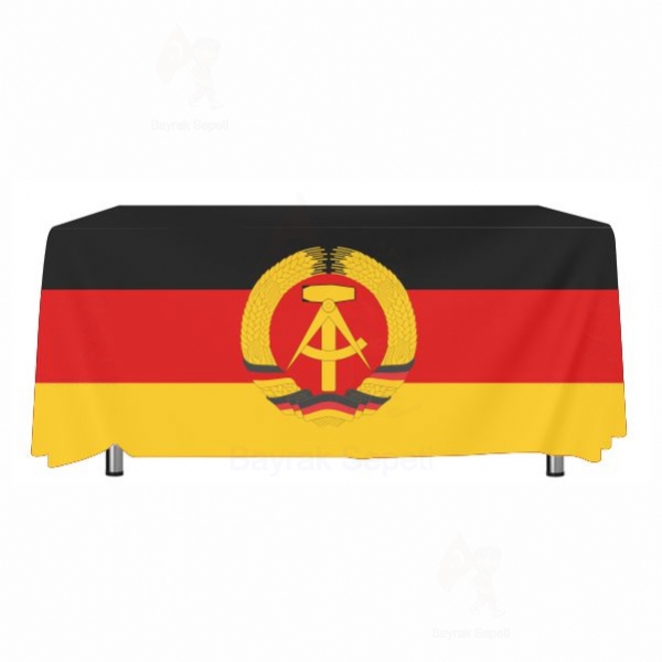Doğu Almanya Baskılı Masa Örtüsü
