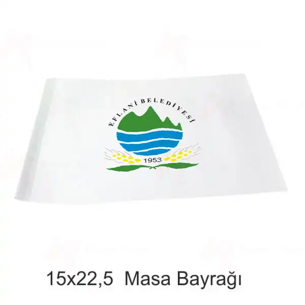 Eflani Belediyesi Masa Bayraklar