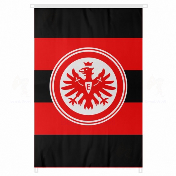 Eintracht Frankfurt Bina Cephesi Bayrak retimi
