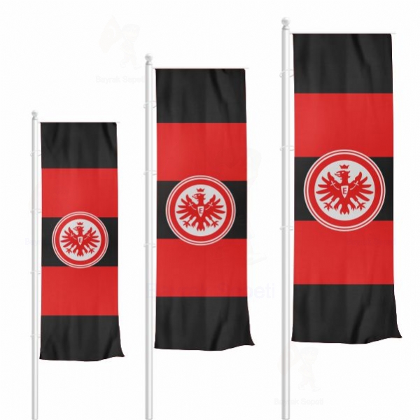 Eintracht Frankfurt Dikey Gnder Bayrak imalat