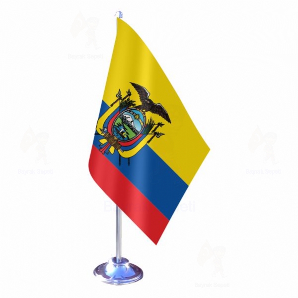 Ekvador Tekli Masa Bayraklar Grselleri