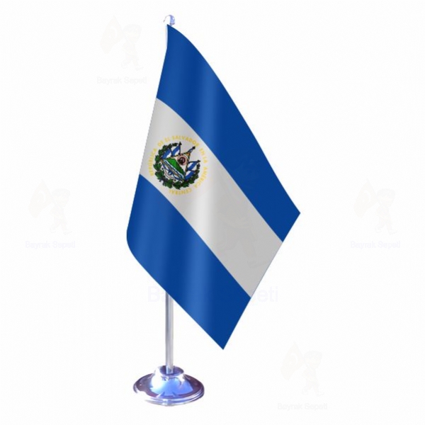 El Salvador Tekli Masa Bayraklar