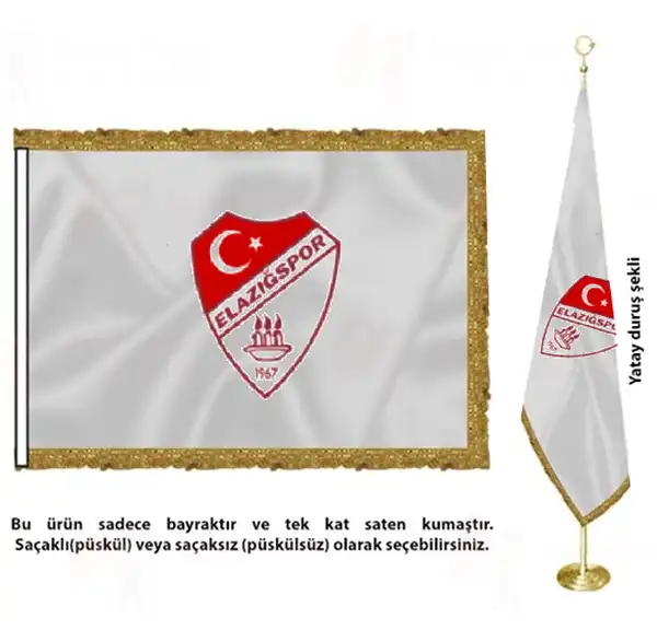 Elazspor Saten Kuma Makam Bayra