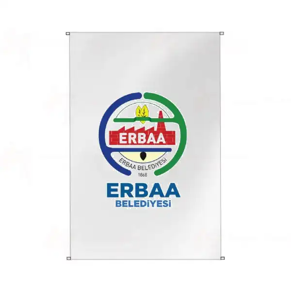 Erbaa Belediyesi Bina Cephesi Bayraklar