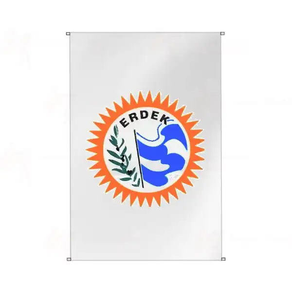 Erdek Belediyesi Bina Cephesi Bayraklar