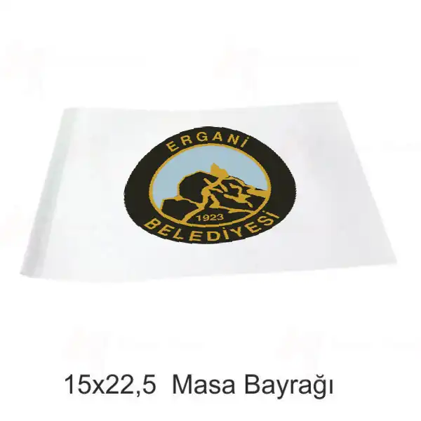 Ergani Belediyesi Masa Bayraklar