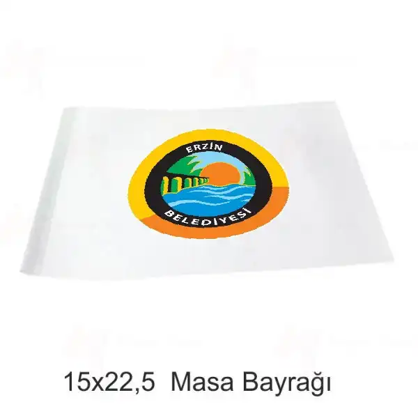 Erzin Belediyesi Masa Bayraklar