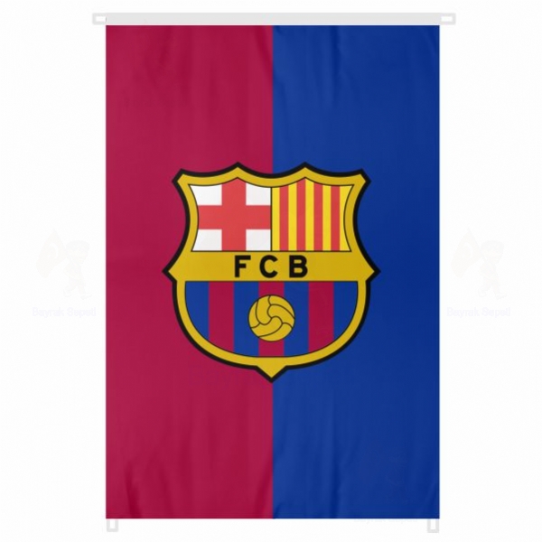 FC Barcelona Bina Cephesi Bayrak malatlar
