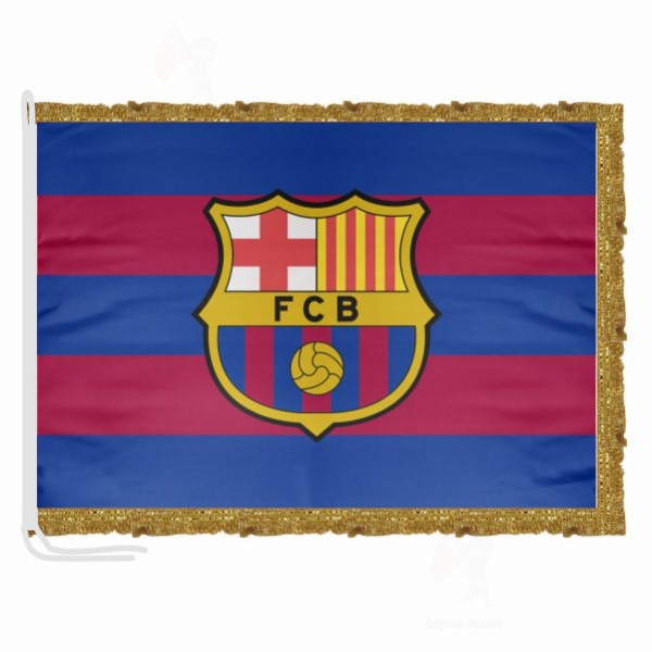 FC Barcelona Saten Kuma Makam Bayra Toptan