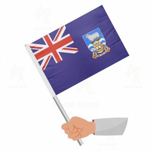 Falkland Adaları Sopalı Bayraklar