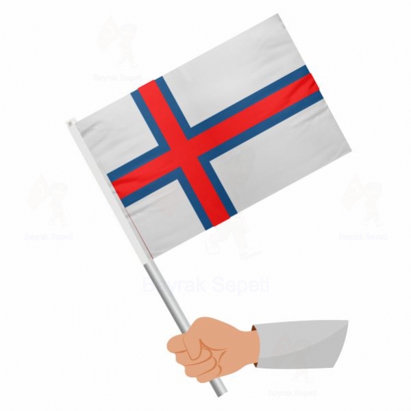 Faroe Adaları Sopalı Bayraklar