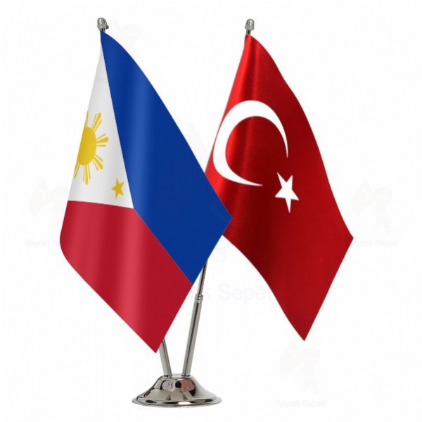 Filipinler 2 Li Masa Bayraklar Bul