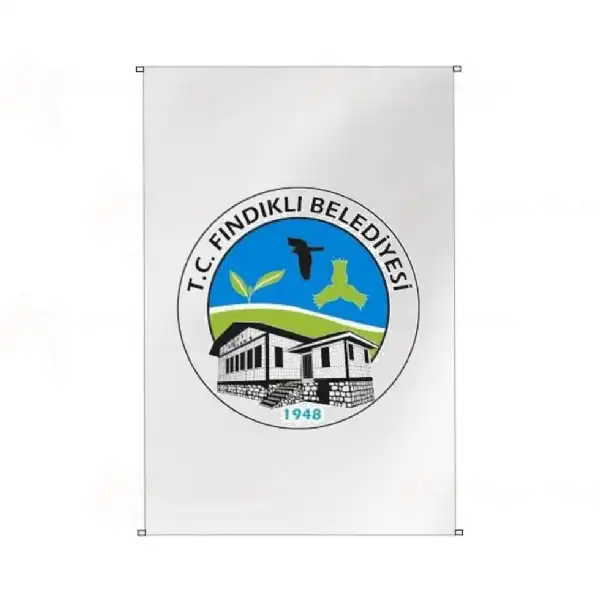 Fndkl Belediyesi Bina Cephesi Bayraklar