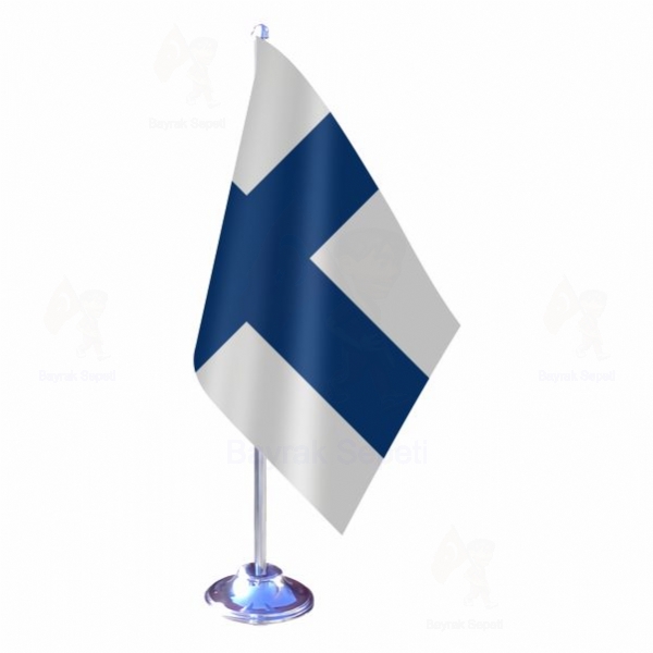 Finlandiya Tekli Masa Bayraklar