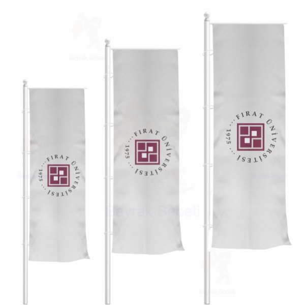 Fırat Üniversitesi Dikey Gönder Bayrakları