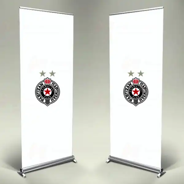 Fk Partizan Belgrade Roll Up ve BannerSat
