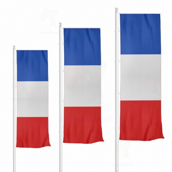 Fransa Dikey Gnder Bayraklar