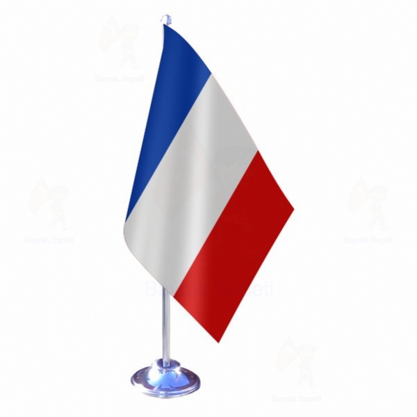 Fransa Tekli Masa Bayrakları