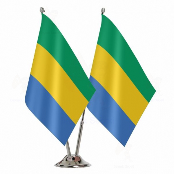 Gabon 2 li Masa Bayrağı