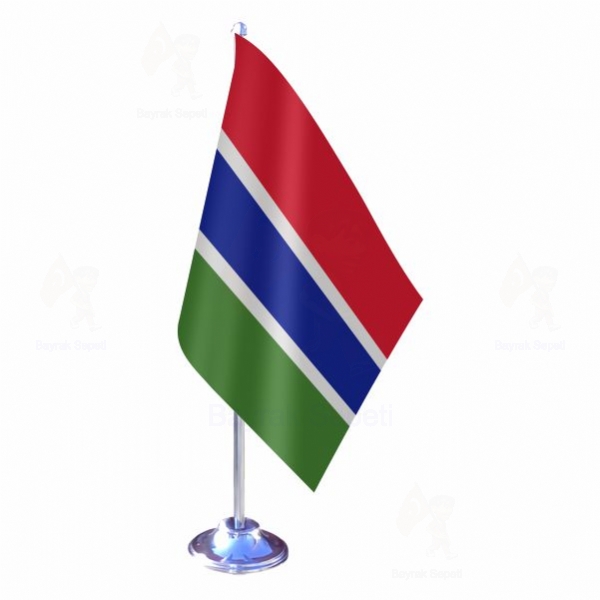 Gambiya Tekli Masa Bayraklar