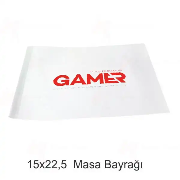 Gamer Gvenlik ve Acil Durumlarda Koordinasyon Merkezi Masa Bayraklar