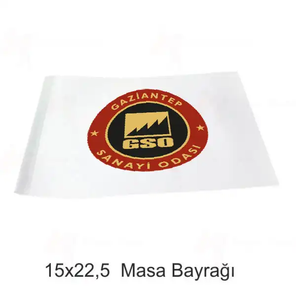 Gaziantep Sanayi Odas Masa Bayraklar