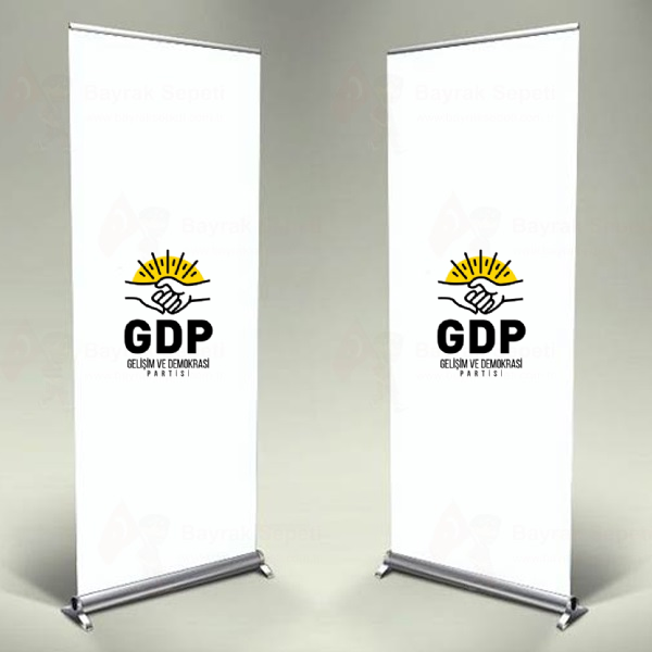 Geliim ve Demokrasi Partisi Roll Up ve BannerSatlar