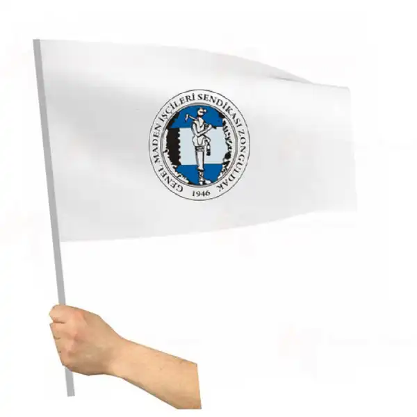 Genel Maden İş Sendikası Sopalı Bayraklar