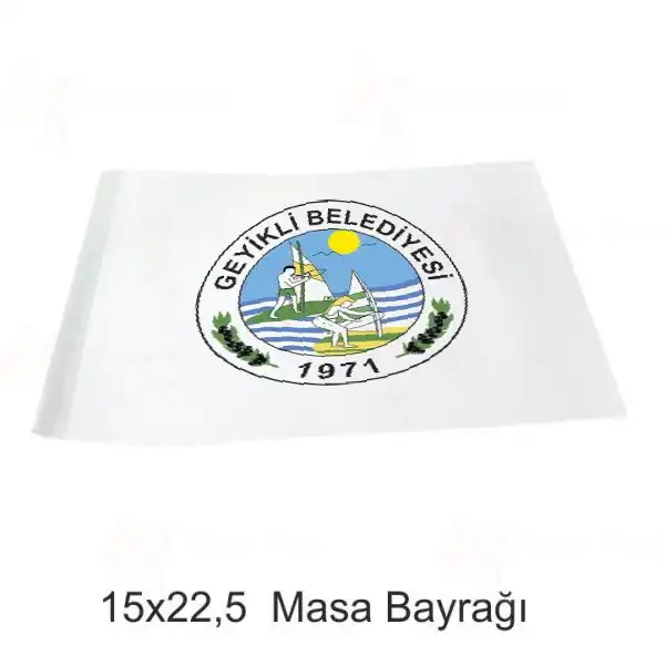 Geyikli Belediyesi Masa Bayraklar