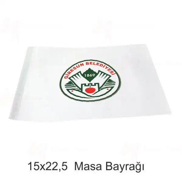 Giresun Belediyesi Masa Bayraklar