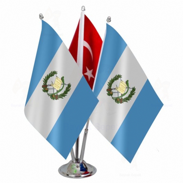 Guatemala 3 L Masa Bayraklar retim