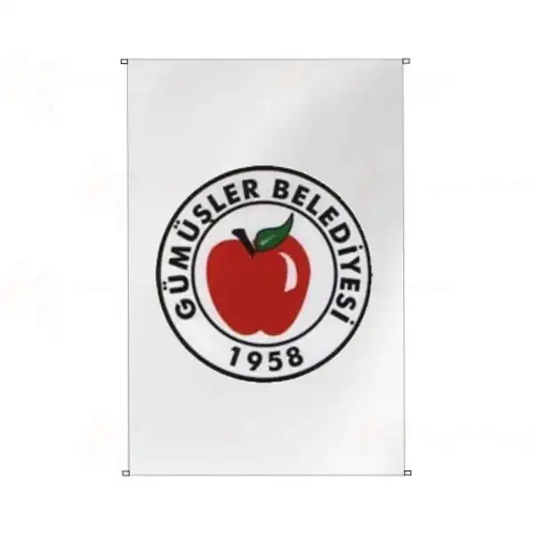 Gmler Belediyesi Bina Cephesi Bayraklar